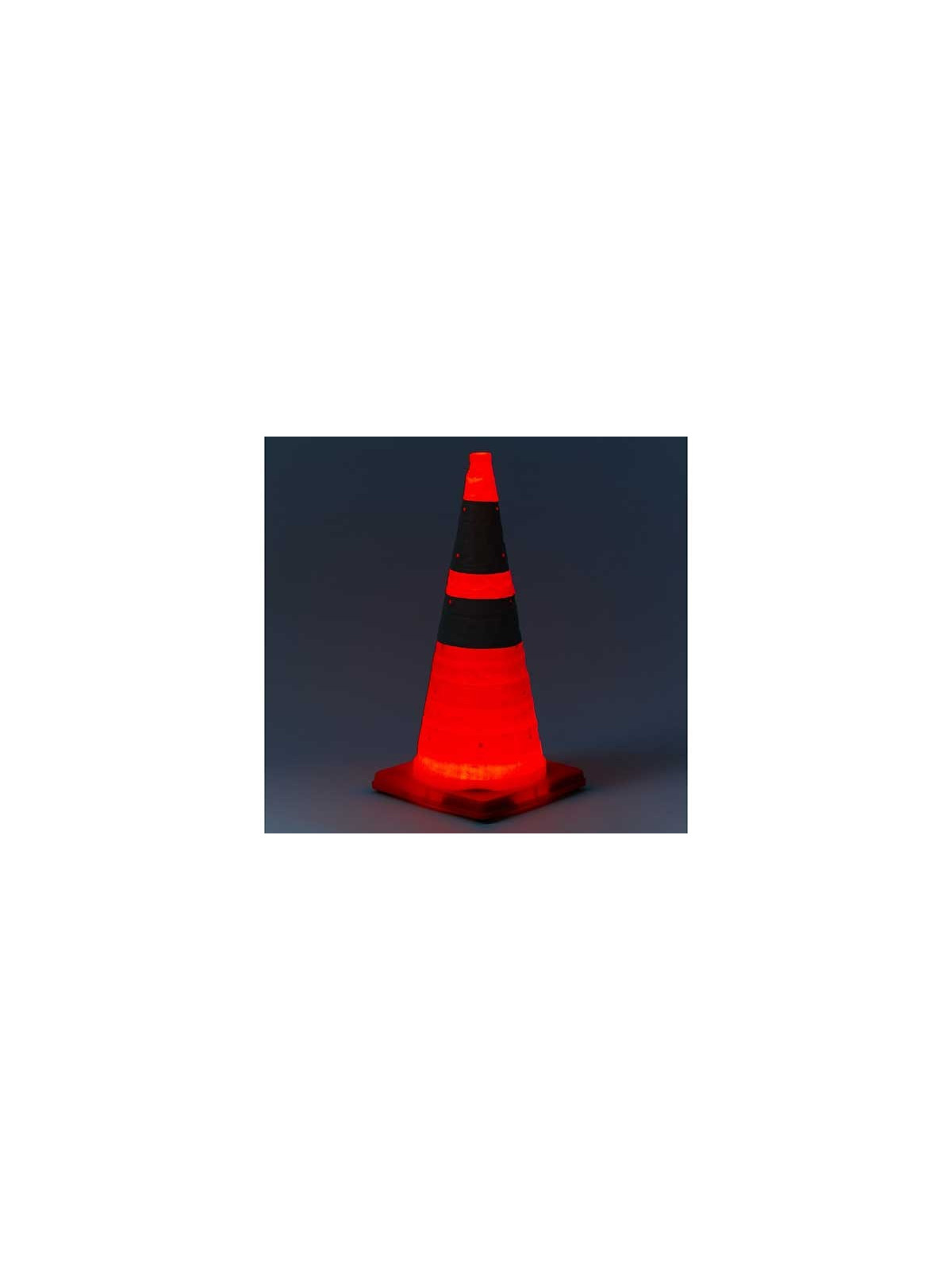 CONE DE SIGNALISATION RETRACTABLE LUMINEUX
