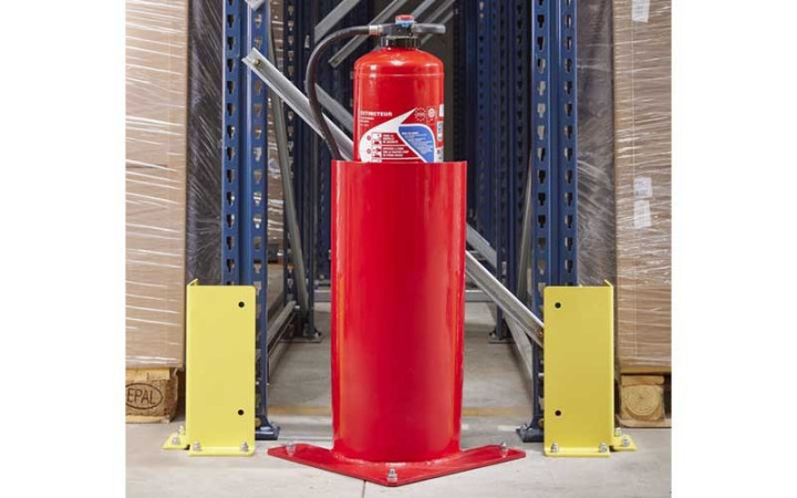 SUPPORT PROTECTEUR D'EXTINCTEUR