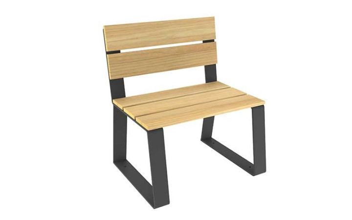 FAUTEUIL URBAIN ACIER ET BOIS DESIGN NATUREL ET MODERNE
MOBILIER URBAIN FRANÇAIS RSE POUR AMENAGEMENT ESPACE EXTÉRIEUR