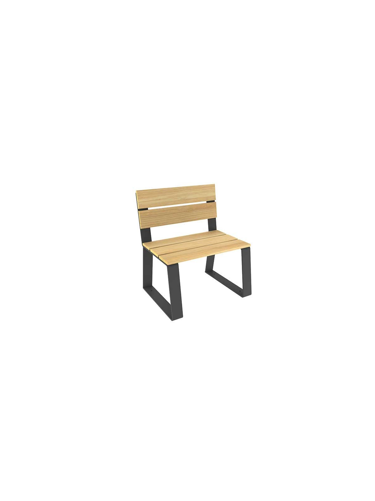 FAUTEUIL URBAIN ACIER ET BOIS DESIGN NATUREL ET MODERNE
MOBILIER URBAIN FRANÇAIS RSE POUR AMENAGEMENT ESPACE EXTÉRIEUR
