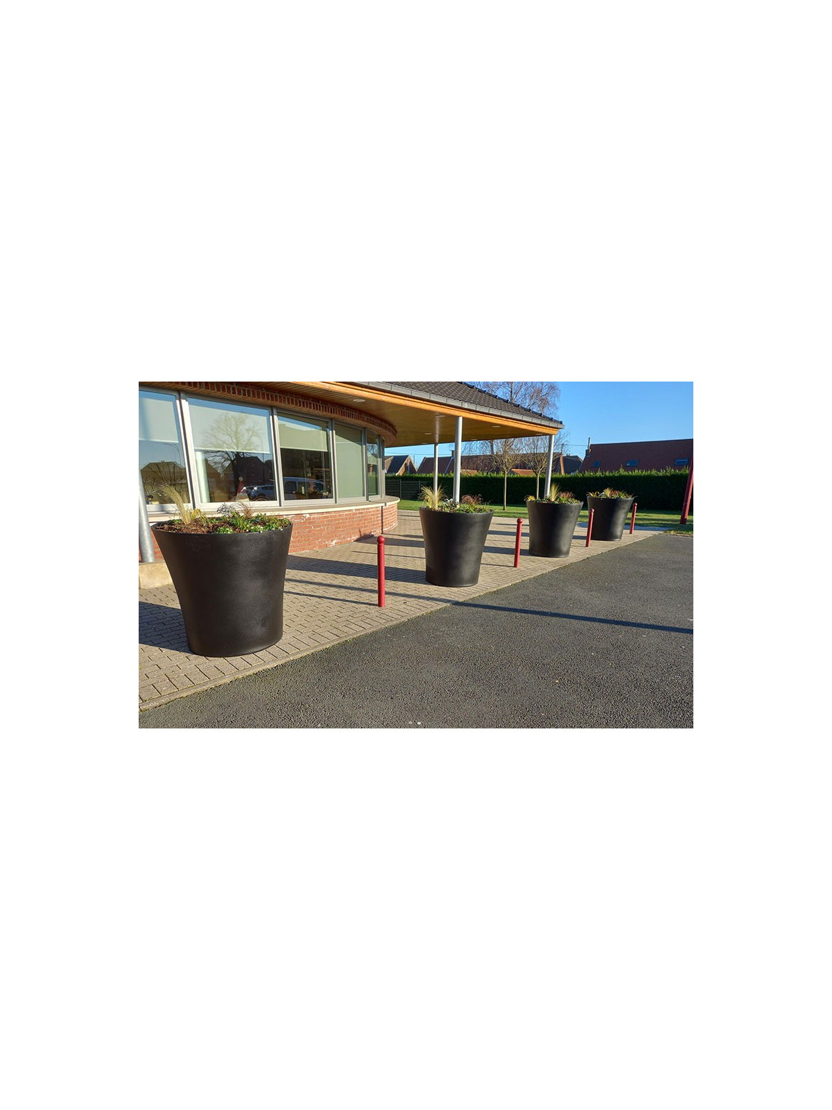 POT DE FLEUR VOGUE ROND Ø800 mm SANS RÉSERVE
JARDINIÈRE PUBLIQUE MODERNE POUR PAYSAGE URBAIN TENDANCE