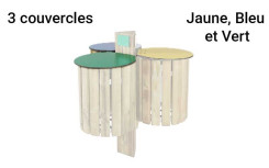 OPTION 3 COUVERCLES CORBEILLE ARTEMIS