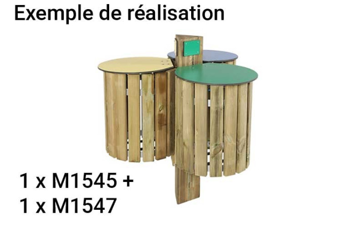 OPTION 3 COUVERCLES CORBEILLE ARTEMIS