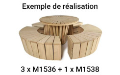 TABLE RONDE EN BOIS EXTÉRIEUR SOLIS EN PIN OU ROBINIER
TABLE RONDE SOLIS MODERNE ET DESIGN POUR PROFESSIONNEL ET COLLECTIVITÉ