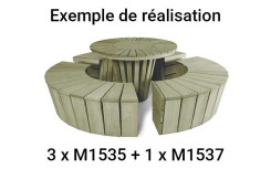 TABLE RONDE EN BOIS EXTÉRIEUR SOLIS EN PIN OU ROBINIER
TABLE RONDE SOLIS MODERNE ET DESIGN POUR PROFESSIONNEL ET COLLECTIVITÉ