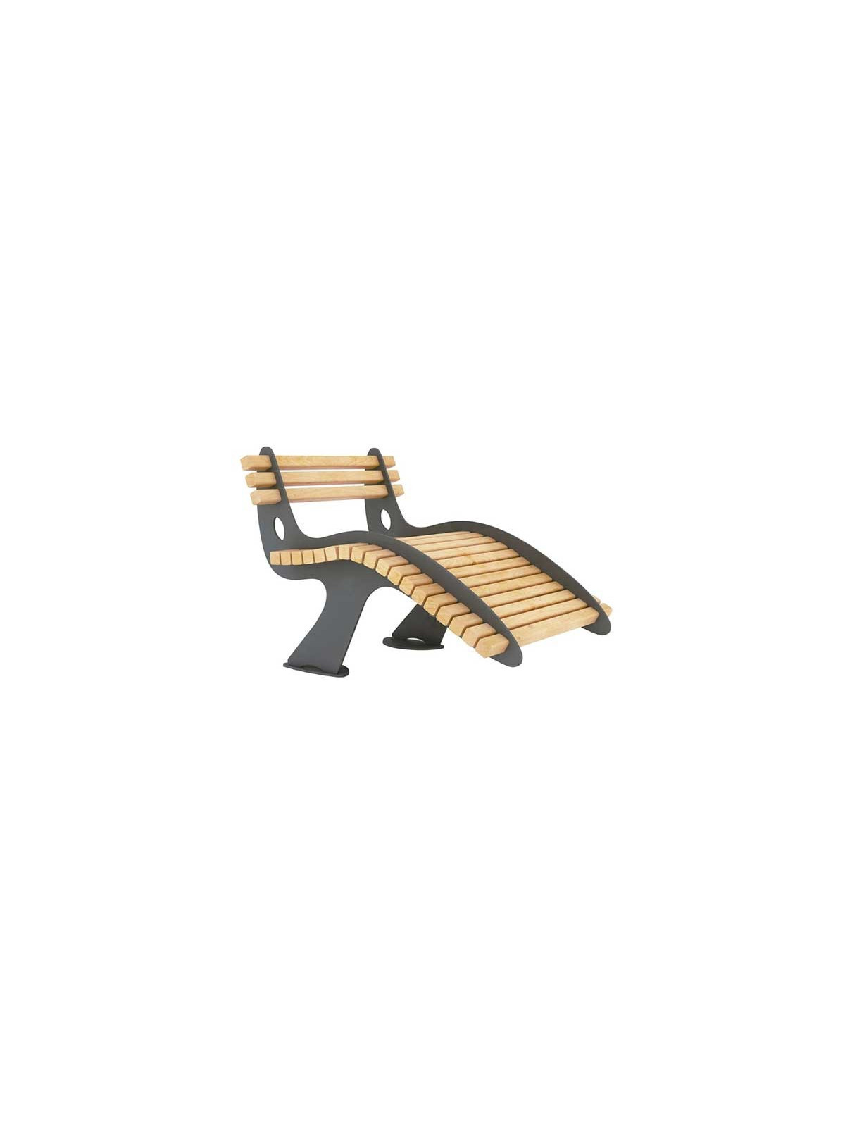 CHAISE LONGUE EN BOIS EN ACIER ET BOIS HERA POUR ESPACE PUBLIC
BAIN DE SOLEIL MODERNE ET TRANSAT URBAIN POUR EXTÉRIEUR