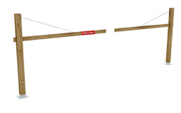 LIMITEUR DE HAUTEUR PIVOTANT EN BOIS L. 6M
PORTIQUE DE SÉCURITÉ PIVOTANT HAUTEUR MAX 2.1 M