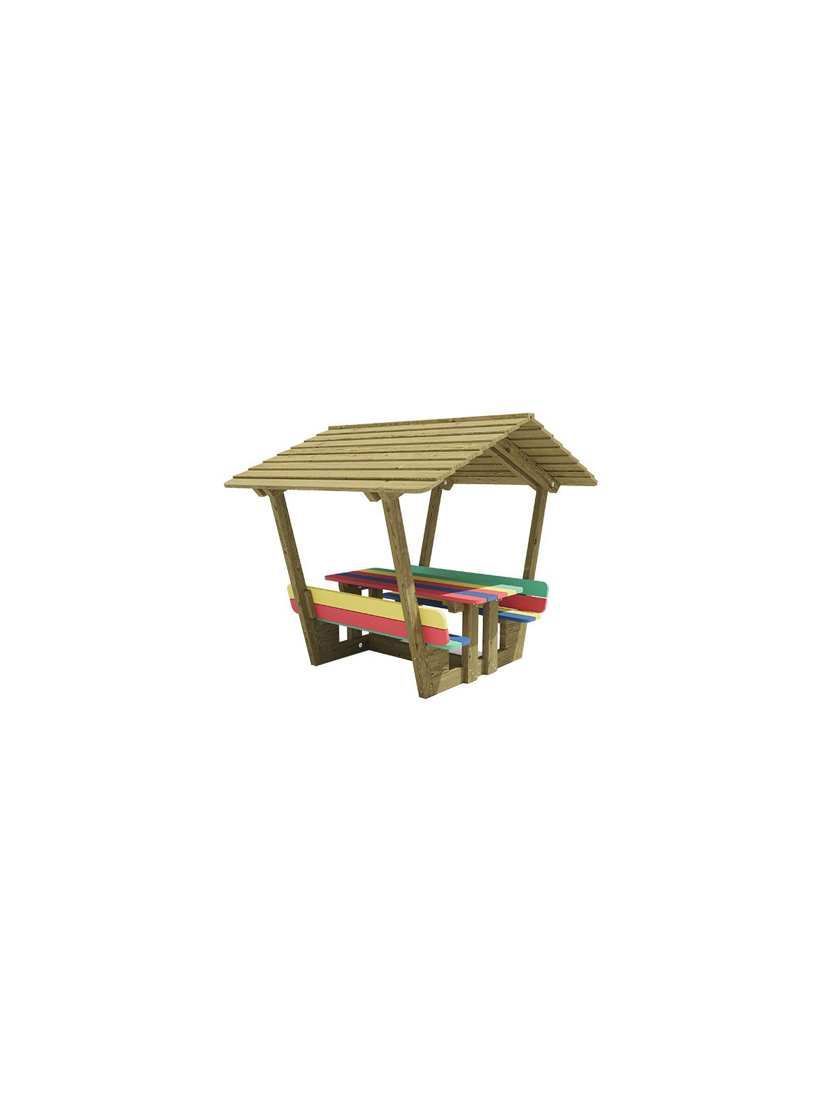 TABLE OMBRIÈRE EN BOIS POUR ENFANT COLORÉE KODOMO
TABLE PIQUE NIQUE EN BOIS COLORÉE POUR ESPACE VERT PUBLIC