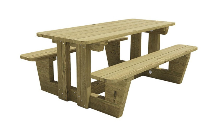 TABLE PIQUE NIQUE EXTÉRIEUR ENFANT EN BOIS  KODOMO
TABLE ADAPTÉE AU ENFANT DANS ESPACE PUBLIC