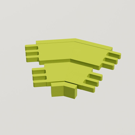 GAMME DE MOBILIER URBAIN ECOLOGIQUE ET MODERNE DESIBOIS
JONCTION HORIZONTALE 150° DESIBOIS PEINTURE BIOSOURCÉE