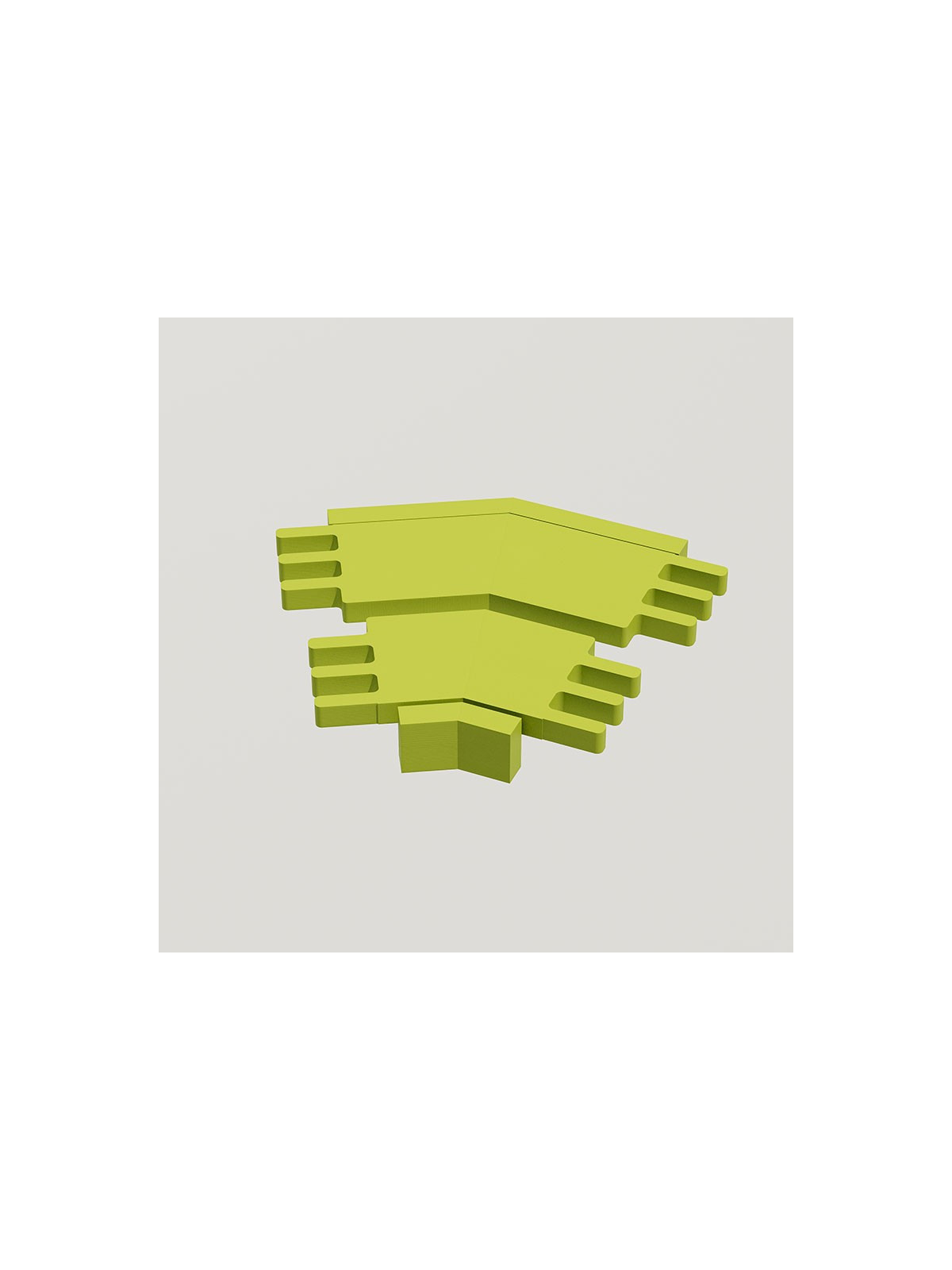 GAMME DE MOBILIER URBAIN ECOLOGIQUE ET MODERNE DESIBOIS
JONCTION HORIZONTALE 150° DESIBOIS PEINTURE BIOSOURCÉE