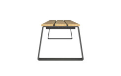 BANQUETTE MARIANNE ACIER ET BOIS