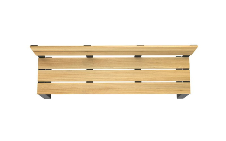 BANC MARIANNE ACIER ET BOIS