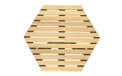 TABLE BASSE MARIANNE ACIER ET BOIS