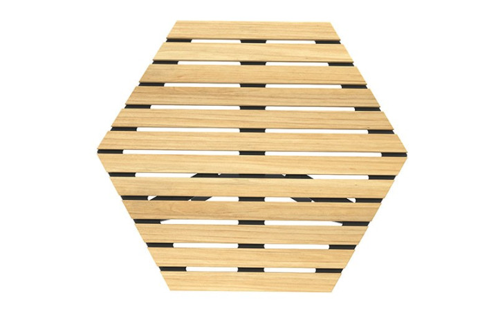 TABLE BASSE MARIANNE ACIER ET BOIS