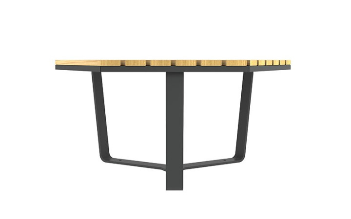 TABLE BASSE MARIANNE ACIER ET BOIS