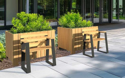 FAUTEUIL SENIOR MARIANNE ACIER ET BOIS