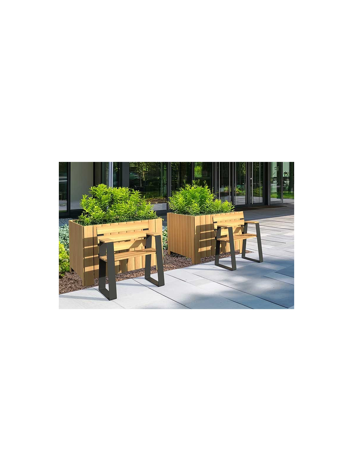 FAUTEUIL SENIOR MARIANNE ACIER ET BOIS