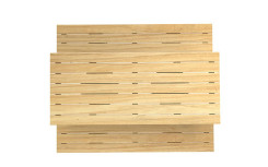 TABLE PIQUE NIQUE MARIANNE ACIER ET BOIS