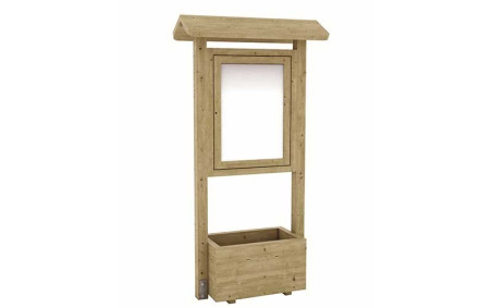 PANNEAU JARDI VITRINE SIMPLE FACE
VITRINE D AFFICHAGE EN BOIS POUR MAIRIE OU POUR ÉCOLE