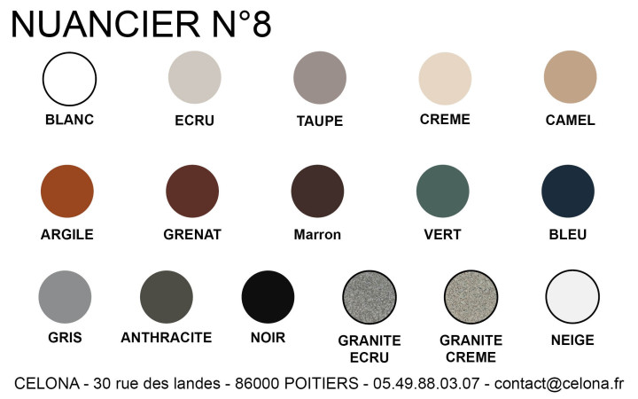 Nuancier N°8