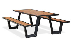 TABLE EXTÉRIEURE DE JARDIN ALUMINIUM ET TECK MONREAL
TABLE DESIGN POUR TERRASSE
MOBILIER DE JARDIN EXTÉRIEUR