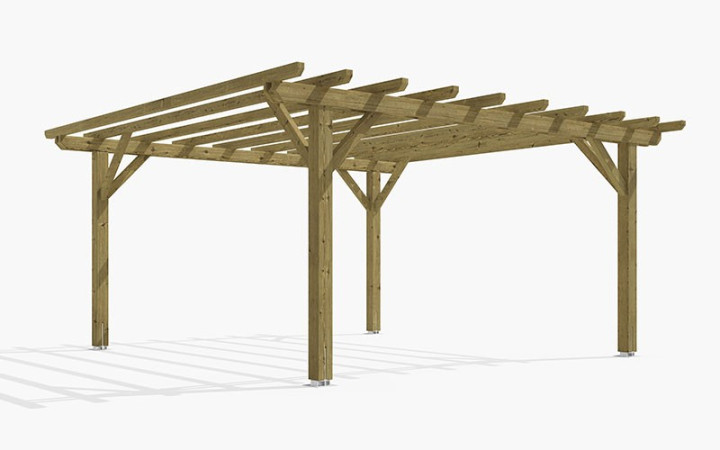 PERGOLA EN BOIS PUBLIQUE GRIMAUD EXTÉRIEURE
MOBILIER D'OMBRAGE ESPACE PUBLIC POUR COLLECTIVITÉ