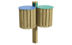 POUBELLE POUR ENFANT EXTÉRIEUR DE TRI ARTEMIS 2 FLUX
CORBEILLE DE TRI POUR ECOLE CRÈCHE ET AIRE DE JEUX