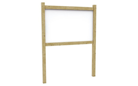 PANNEAU D'AFFICHAGE EXTÉRIEUR EN BOIS SANS TOITURE 
PANNEAU D'INFORMATION EN BOIS POUR ECOLE MAIRIE PARC ET COLLECTIVITÉ