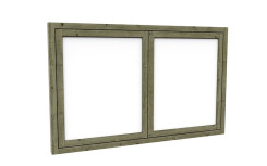 VITRINE EXTÉRIEURE EN BOIS POUR PANNEAU D'AFFICHAGE POUR COLLECTIVITÉ
VITRINE D'INFORMATION EN PIN TRAITÉ AVEC PORTES BATTANTES