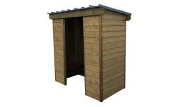 STATION BUS ARDECHE EN BOIS L 1850 mm