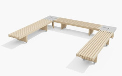BANC EXTERIEUR EN BOIS ESPACE PUBLIC
PACK 19 MOBILIER FRANÇAIS MODERNE DESIBOIS
BANC EN BOIS POUR PARC ÉCOLE OU CENTRE VILLE