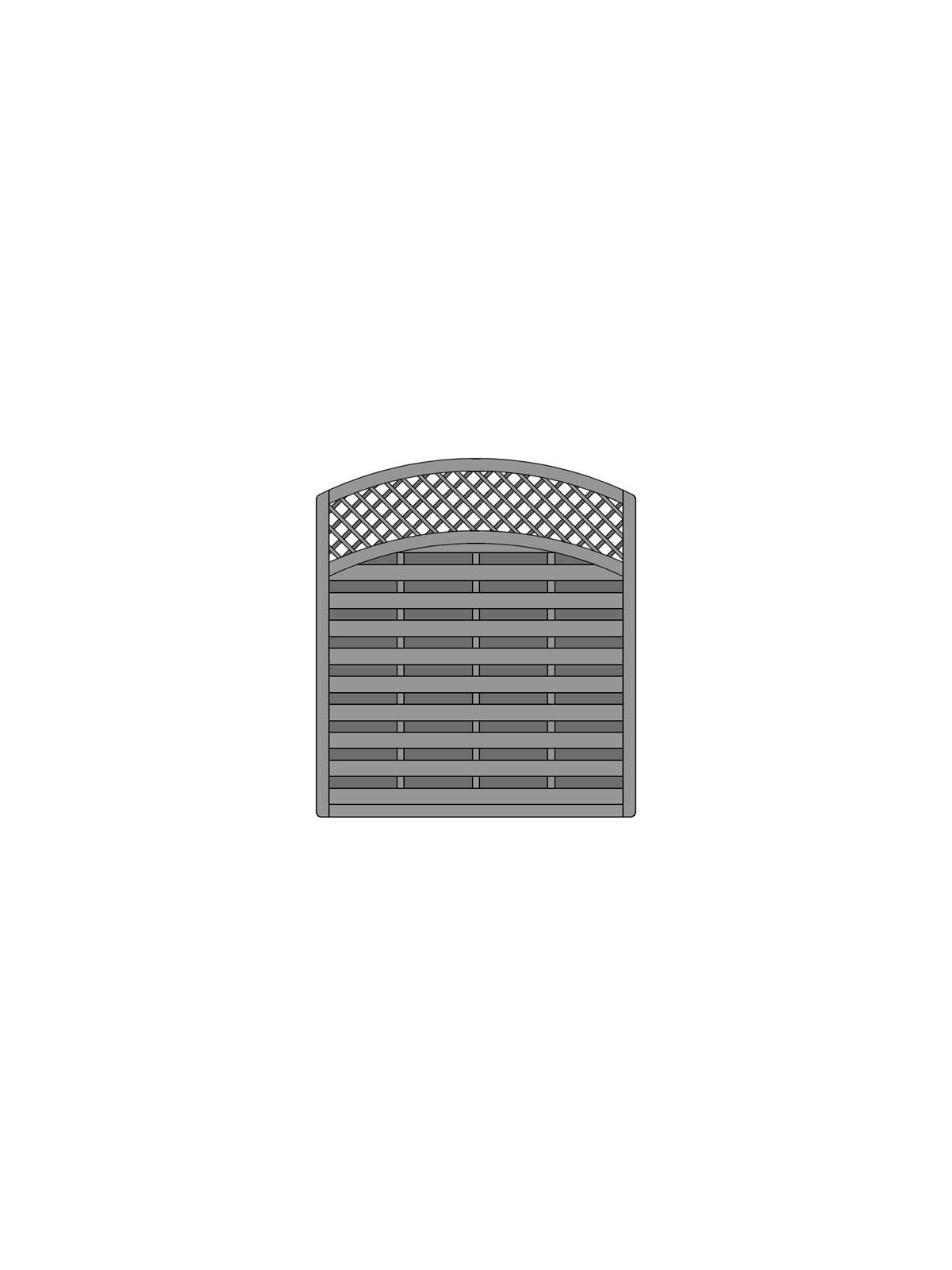 PANNEAU OCCULTANT EN BOIS CONVEXE STAZZONA 
CLAUSTRA EXTERIEUR EN BOIS MODERNE ET NATUREL