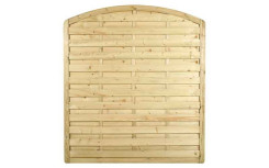 PANNEAU DE CLÔTURE EN BOIS VERRONE CONVEXE 
CLAUSTRA BRISE VUE POUR RESTAURANT, CAMPING ET HOTEL