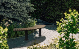 BANQUETTE COURBE MARIANNE BOIS