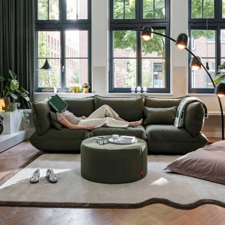 CANAPE DROIT MODULAIRE ET DESIGN SUMO POUR ESPACE INTERIEUR ET SALLE DE REPOS DES ENTREPRISES