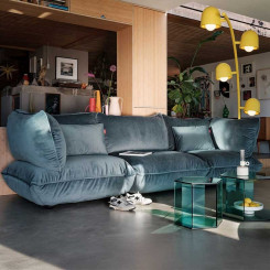 CANAPE DROIT MODULAIRE ET DESIGN SUMO POUR ESPACE INTERIEUR ET SALLE DE REPOS DES ENTREPRISES