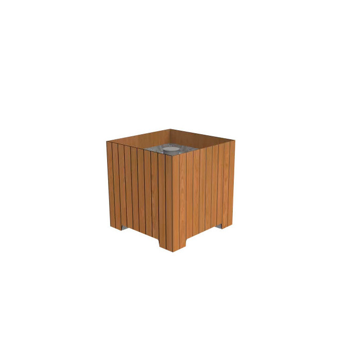 JARDINIERE CARRÉE ANTI-BELIER COMPACT HPL STOPY