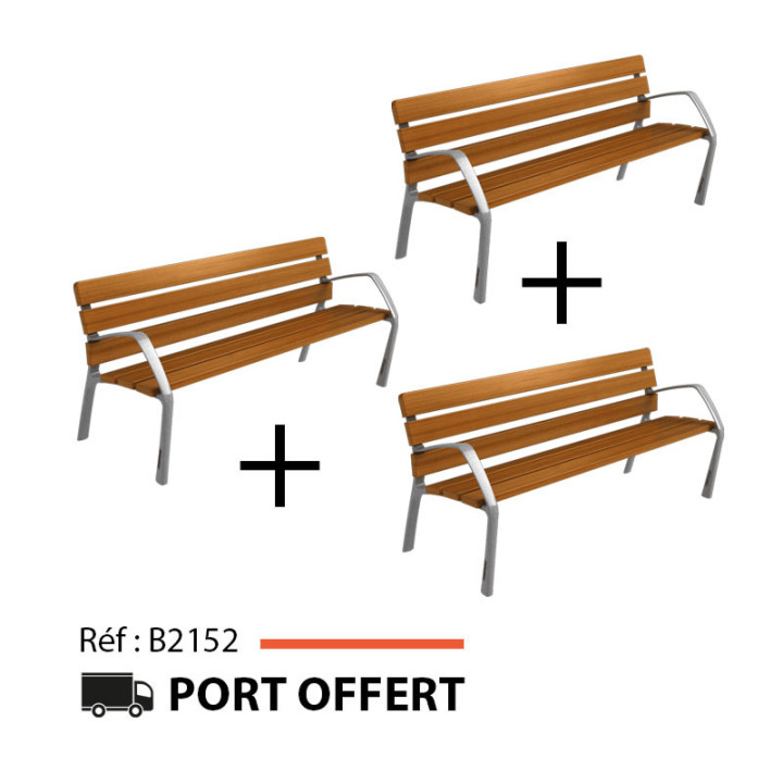 OFFRE SPÉCIALE LOT DE 3 BANCS ARDOUR