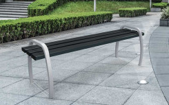 Banquette acier CONFIDENCE banc extérieur sans dossier espace public