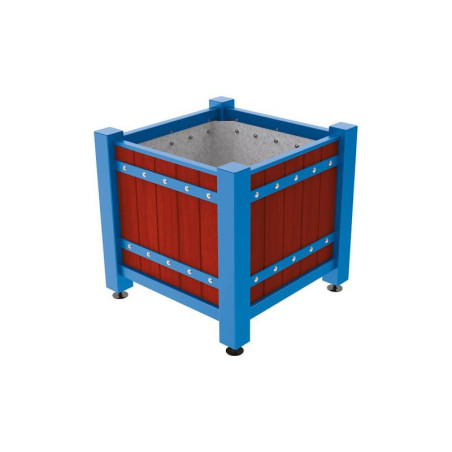 JARDINIERE URBAINE CALAN 880 x 880 mm
BAC A PALMIER EN ACIER ET BOIS POUR FLEURISSEMENT ESPACE PUBLIC DES COLLECTIVITÉS