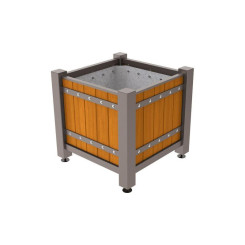 JARDINIERE URBAINE CALAN 880 x 880 mm
BAC A PALMIER EN ACIER ET BOIS POUR FLEURISSEMENT ESPACE PUBLIC DES COLLECTIVITÉS