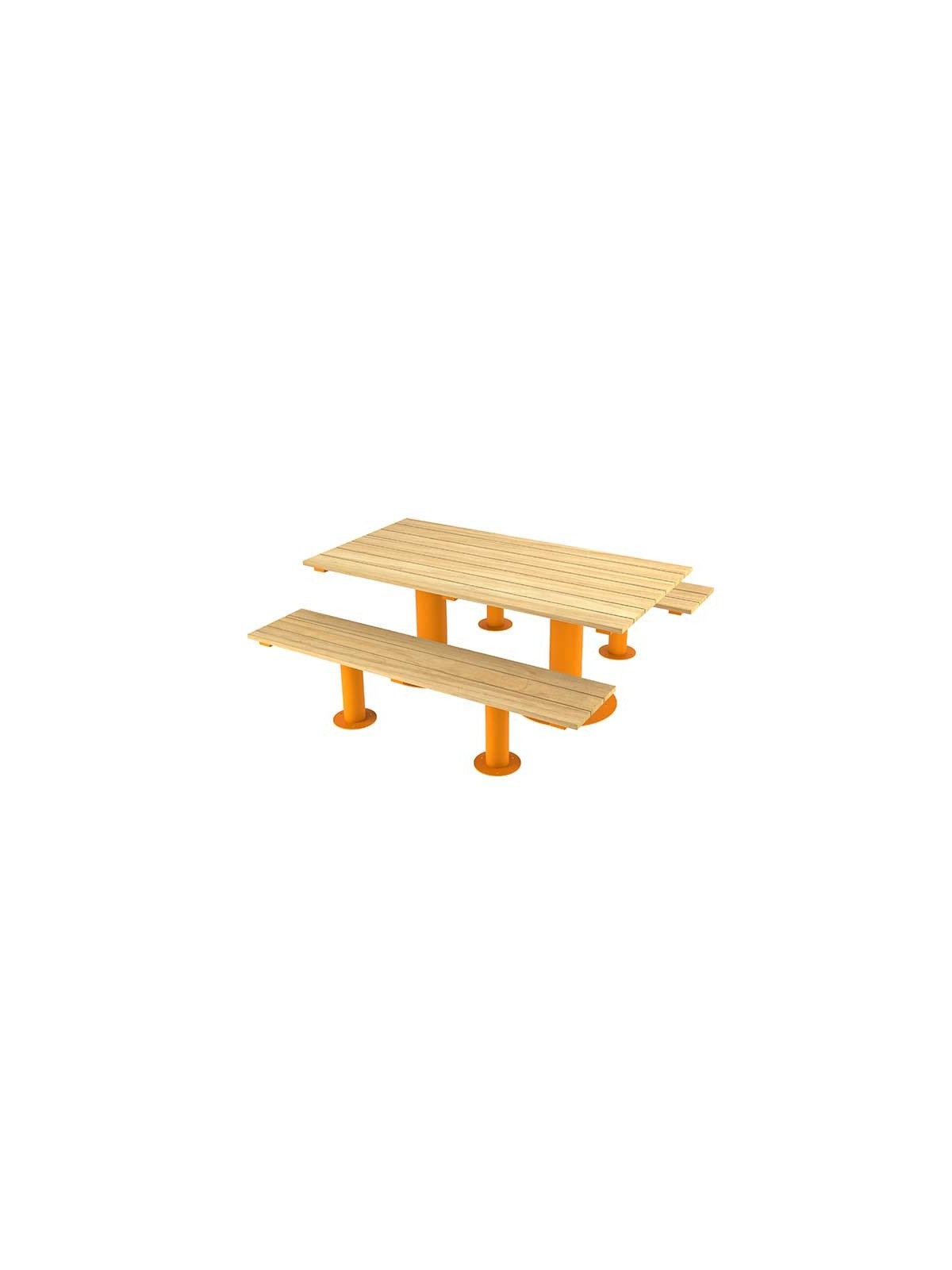 TABLE PIQUE NIQUE MARIANNE ACIER ET BOIS SPECIAL ENFANT
TABLE TENDANCE ENFANT ACIER ET BOIS L. 1488 mm