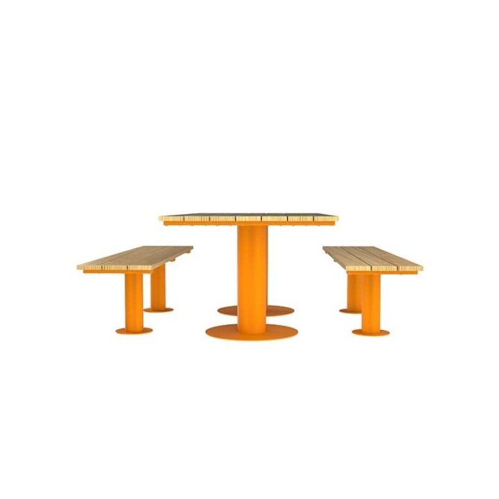 TABLE PIQUE NIQUE MARIANNE ACIER ET BOIS SPECIAL ENFANT
TABLE TENDANCE ENFANT ACIER ET BOIS L. 1488 mm