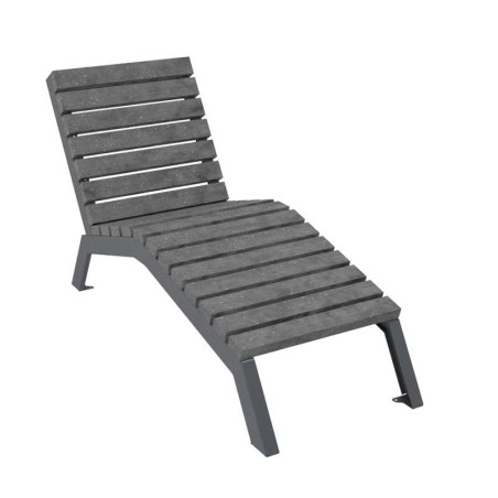 CHAISE LONGUE EXTÉRIEUR MARIANNE PLASTIQUE RECYCLÉ
TRANSAT URBAIN POUR ESPACE PUBLIC
BAIN DE SOLEIL POUR PARC ET JARDIN