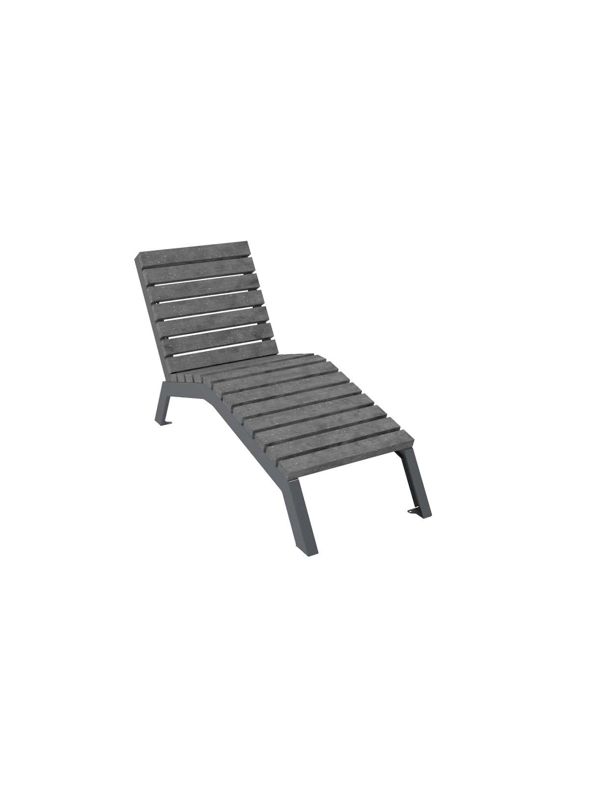 CHAISE LONGUE EXTÉRIEUR MARIANNE PLASTIQUE RECYCLÉ
TRANSAT URBAIN POUR ESPACE PUBLIC
BAIN DE SOLEIL POUR PARC ET JARDIN