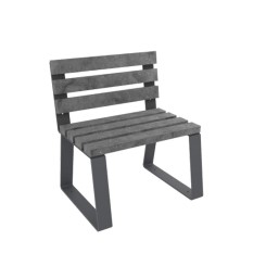 FAUTEUIL URBAIN EN PLASTIQUE RECYCLE MARIANNE
MOBILIER URBAIN ÉCOLOGIQUE, BANC EN PLASTIQUE RECYCLE 1 PLACE