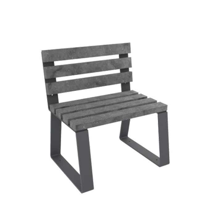 FAUTEUIL URBAIN EN PLASTIQUE RECYCLE MARIANNE
MOBILIER URBAIN ÉCOLOGIQUE, BANC EN PLASTIQUE RECYCLE 1 PLACE