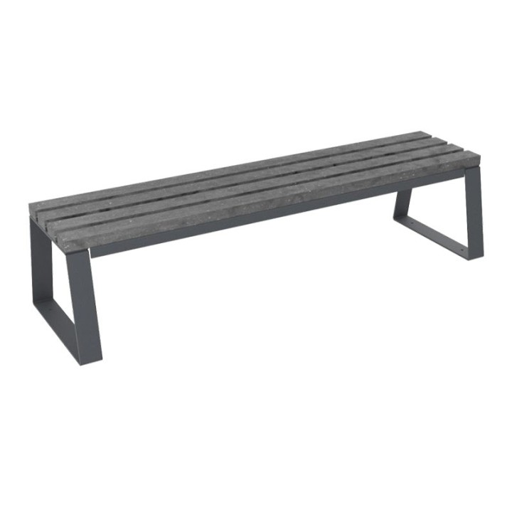 BANQUETTE MARIANNE ÉCOLOGIQUE EN PLASTIQUE RECYCLÉ
BANC URBAIN SANS DOSSIER RESPECTUEUX DE L'ENVIRONNEMENT