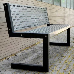 BANC DESIGN EN ACIER POUR ESPACE INTÉRIEUR ET EXTÉRIEUR
MOBILIER URBAIN EN ACIER MODERNE POUR ENTREPRISE OU COLLECTIVITÉ